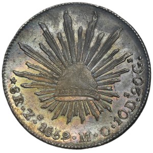 Meksyk, Republika, 8 Realów Zacatecas 1859 Zs