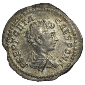 Roman Imperial, Geta, Denarius