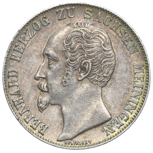 Germany, Duchy of Saxony-Meiningen, Bernhard II, 1 Gulden Munich 1854