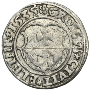 Sigismund I the Old, Groschen Elbing 1535 - PRVS