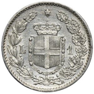 Italy, Umberto I, 1 Lira Rome 1899 R
