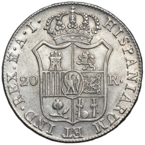 Spain, Joseph Napoleon, 20 Reales Madrid 1810 M AI