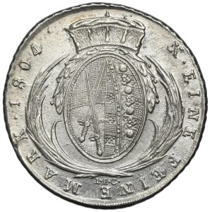 Germany, Kingdom of Saxony, Friedrich Augustus III, Thaler Dresden 1804 IEC