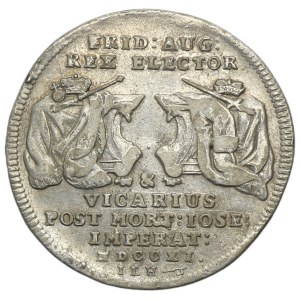 August II the Strong, 1/4 Thaler Dresden 1711 ILH
