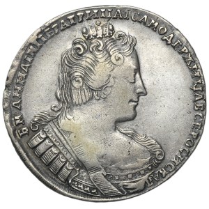 Russia, Anna, Rouble Moscow 1733