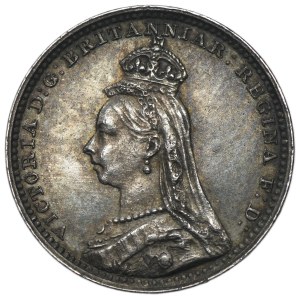 Großbritannien, Victoria, 2 Pence, London 1890