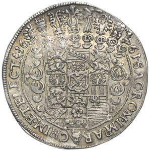 Germany, Electorate of Saxony, Johann George II, Thaler Dresden 1661 CR