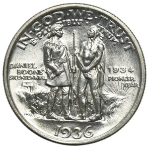 USA, 1/2 Dollar Philadelphia 1936 - Daniel Boone