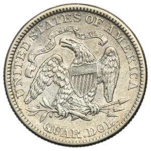 Stati Uniti, 1/4 di dollaro Filadelfia 1876 - Seated Liberty