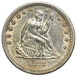 USA, 1/4 Philadelphia Dollar 1878 - Seated Liberty