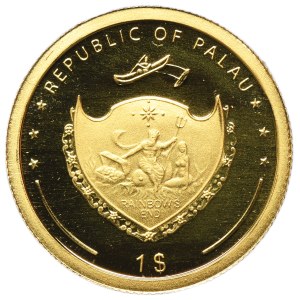 Palau, 1 Dolar 2007 - Fontanna Di Trevi w Rzymie