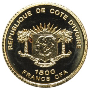 Elfenbeinküste, 1.500 CFA-Francs 2007 – Taj Mahal