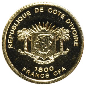 Ivory Coast, 1.500 Francs CFA 2006 - Temple of Artemis