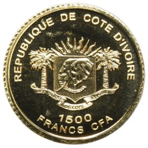 Elfenbeinküste, 1.500 CFA-Francs 2007 – Petra