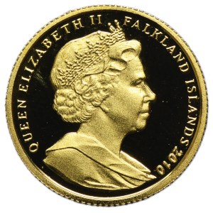 Falkland Islands, Elizabeth II, 1/25 Crown of Surrey 2010 - Henry Dunant