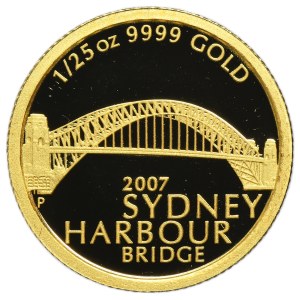 Australia, Elizabeth II, 5 Dollar Perth 2007 P - Sydney Harbour Bridge
