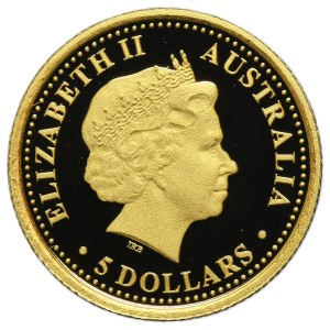 Australia, Elizabeth II, 5 Dollar Perth 2007 P - Sydney Harbour Bridge