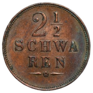 Deutschland, Stadt Bremen, 2 1/2 Schwaren 1866