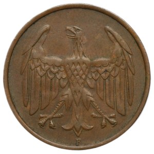 Germany, Weimar Republic, 4 Pfennig Stuttgart 1932 F