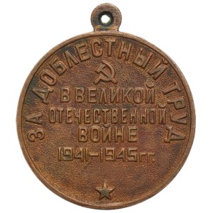Rosja, Medalu Za Ofiarną Pracę w Wielkiej Wojnie Ojczyźnianej 1941-1945