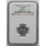ALUMINUM PROOF, 20 groszy, 2005 - NGC MS64