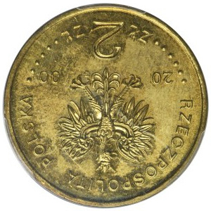 2 złoty, dicembre 2000 1970 - PCGS MS63 - RETRO