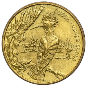 2 zlote 2000 Dudek - REVERSE SIDE, no inscriptions on the edge