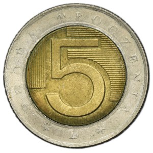 TRIAL MINTING, 5 zlotych, 1994 B