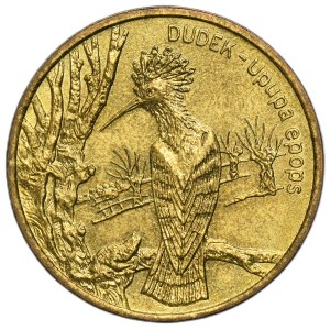 2 zlote, 2000 Dudek – ODWROTKA, no inscriptions on the edge