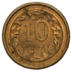 Zkušební mince z bronzu, 10 grošů, 2006 – tlustý kotouč