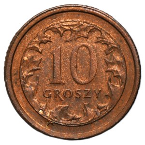 COPPER PROOF, 10 groszy, 2005