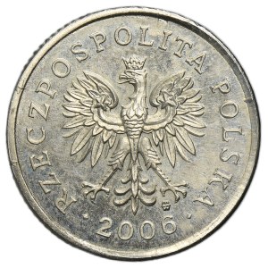 Probeprägung aus Kupfer-Nickel, 5 Groszy, 2006