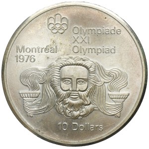 Canada, Elizabeth II, 10 Dollars Ottawa 1974 - Head of Zeus