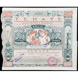Tehate Towarzystwo dla Handlu, Przemysłu i Rolnictwa, 1.000 mkp 1920