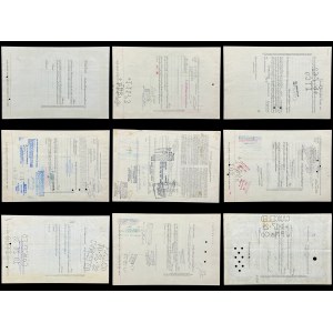 USA, zestaw papierów wartościowych - 9 szt.