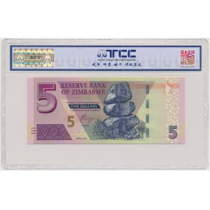 Simbabwe, 5 Dollar 2019 – TCC 68 EPQ