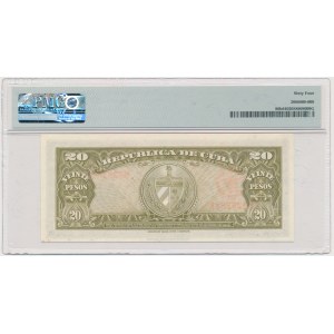 Kuba, 20 pesos 1958 - PMG 64