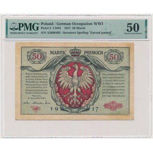 50 marks, 1916 – General – A – PMG 50