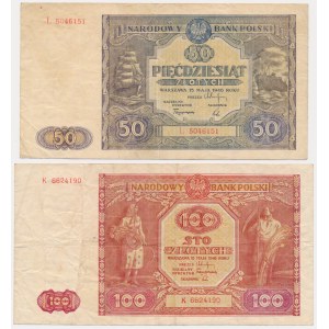 Zestaw, 50-100 złotych 1946 (2 szt.)