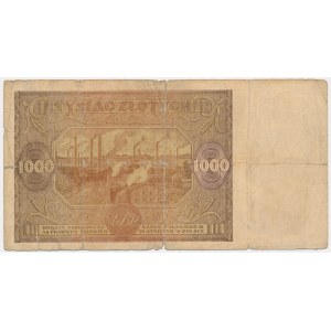 1.000 Złoty 1946 – Bw. – DIE HÄUFIGSTE VARIANTE