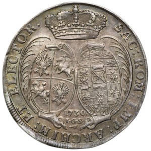 Augustus II the Strong, Thaler Dresden 1730 IGS - BEAUTIFUL