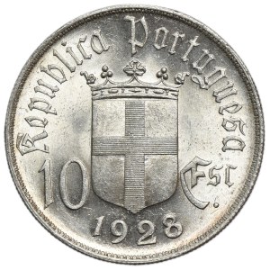 Portugal, Second Republic, 10 Escudos Lisbon 1928 - Battle of Ourique