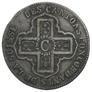 Switzerland, Canton of Vaud, 1 Batzen Lausanne 1831