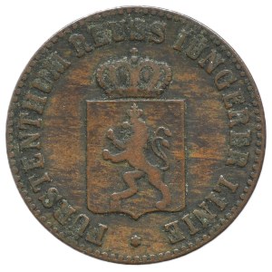 Germany, Principality of Reuss-Gera, Heinrich LXVII, 3 Pfennig Berlin 1855 A