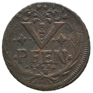 Germany, City of Osnabrück, 5 Pfennig 1726 CB