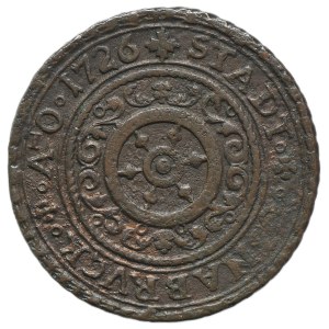 Germany, City of Osnabrück, 5 Pfennig 1726 CB