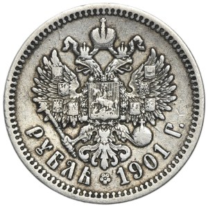 Russia, Nicholas II, Rouble Petersburg 1901 ФЗ