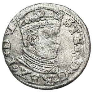 Stephen Bathory, 3 Groschen Riga 1586