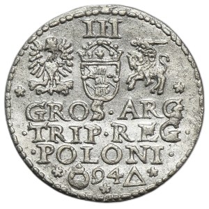 Sigismund III Vasa, 3 Groschen Marienburg 1594