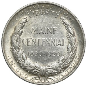 USA, 1/2 Dollar Philadelphia 1920 - Centennial of the State of Maine